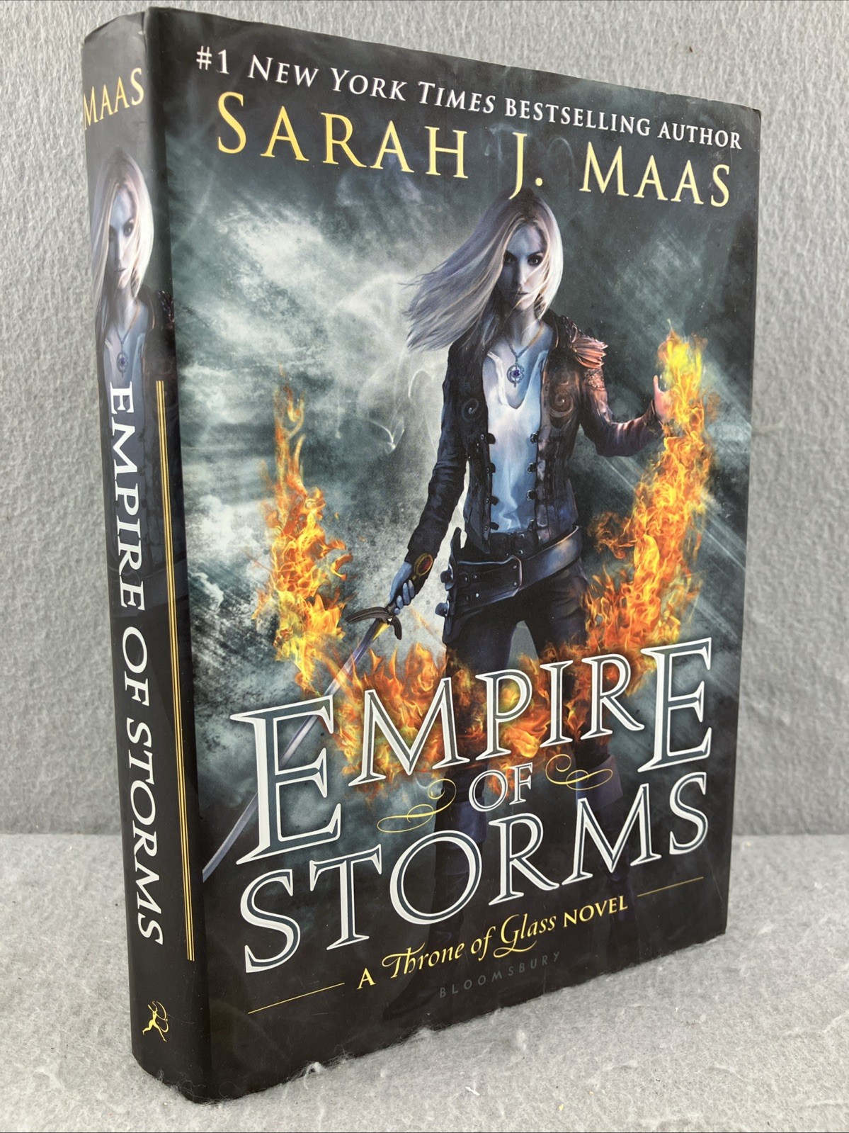 EMPIRE OF STORMS (1st Edition /1st Print) Sarah J. Maas – Hardcover – OOP Cover