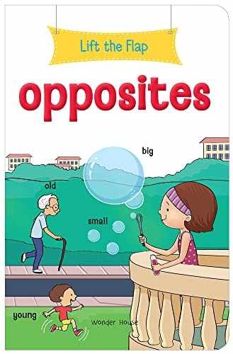 Lift the Flap: Opposites: Early – Board book, by Wonder House Books – Very Good