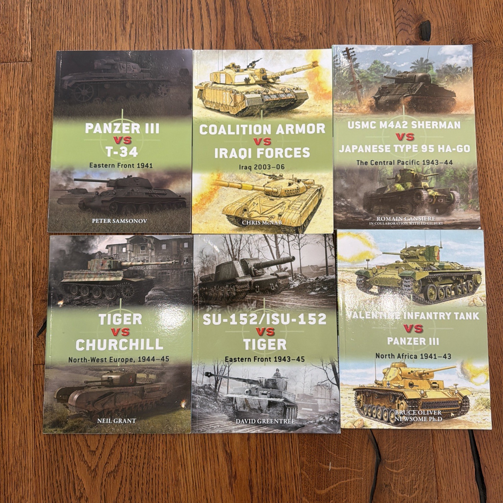 Osprey Duel Series Illustrated Military War Book Lot of 6 tank battles