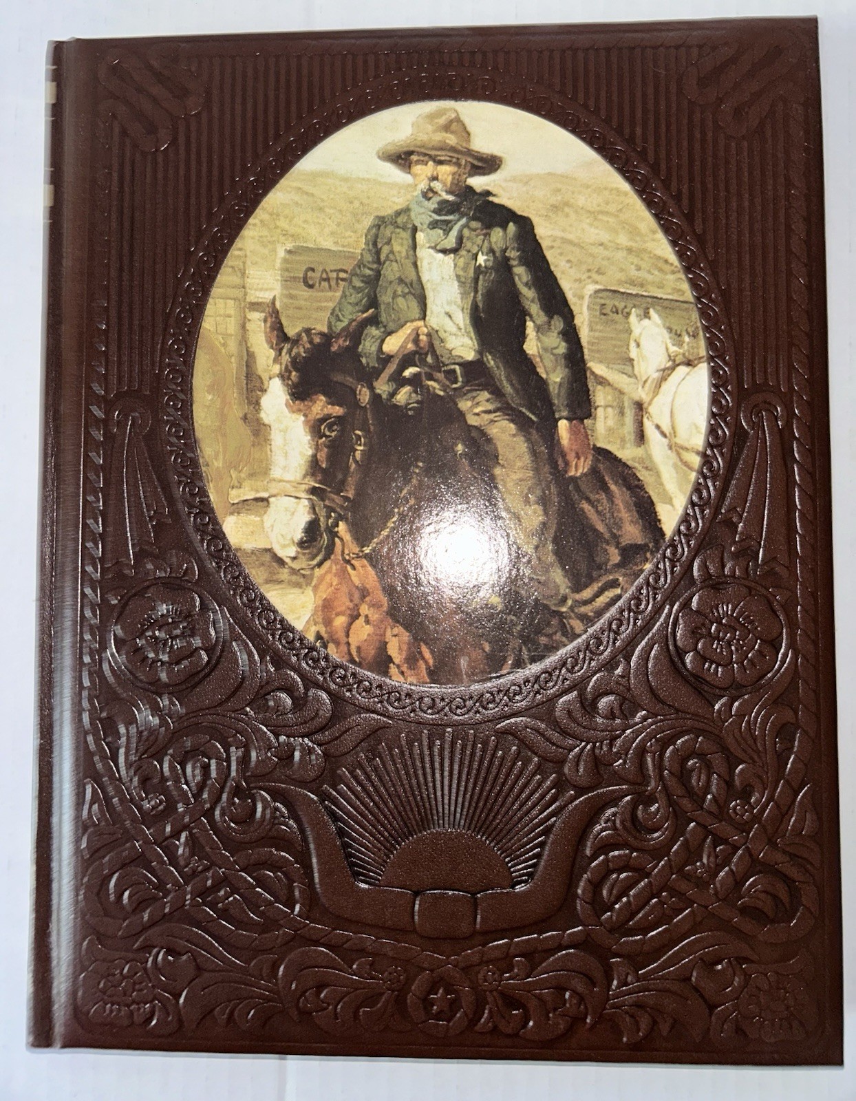 “The Gunfighters” Time Life The Old West Brown Faux Leather Book 1981