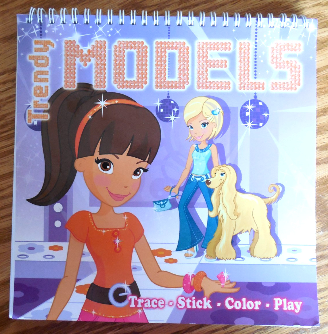 NEW Books Are Fun “Trendy Models” Trace*Design*Sticker*Color*Play Book