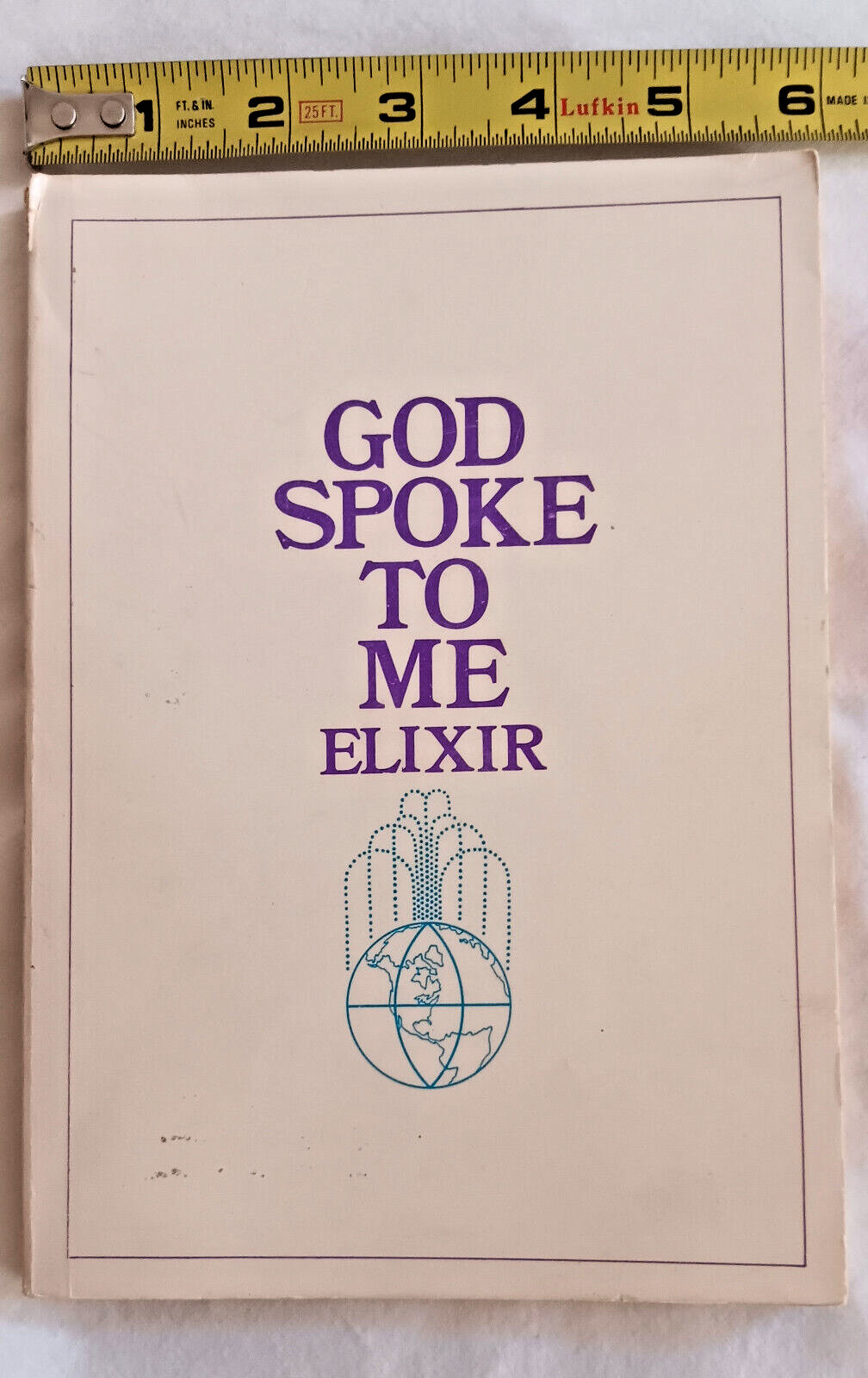 VTG 1973 GOD SPOKE TO ME BY ELIXIR EILEEN CADDY FINDHORN PRESS 1ST ED 3RD PR GD