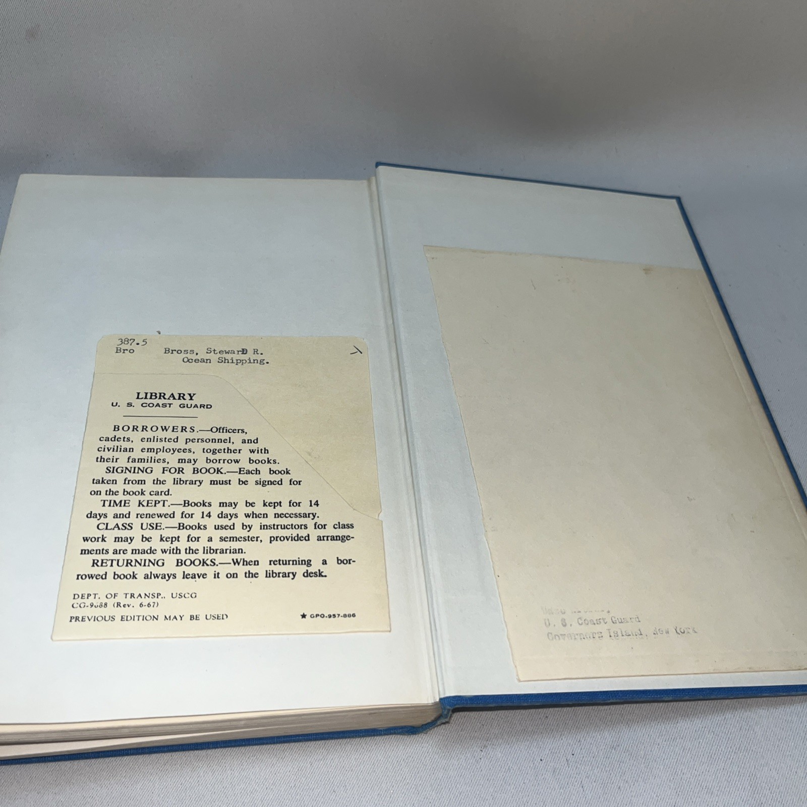 Ocean Shipping 1956 First Edition Hardcover Vtg Book Cornell Maritime Press ￼