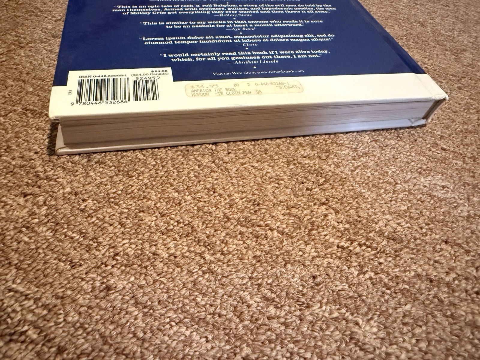 Daily Show w/ Jon Stewart Presents America (The Book) HC 1st Printing 2004