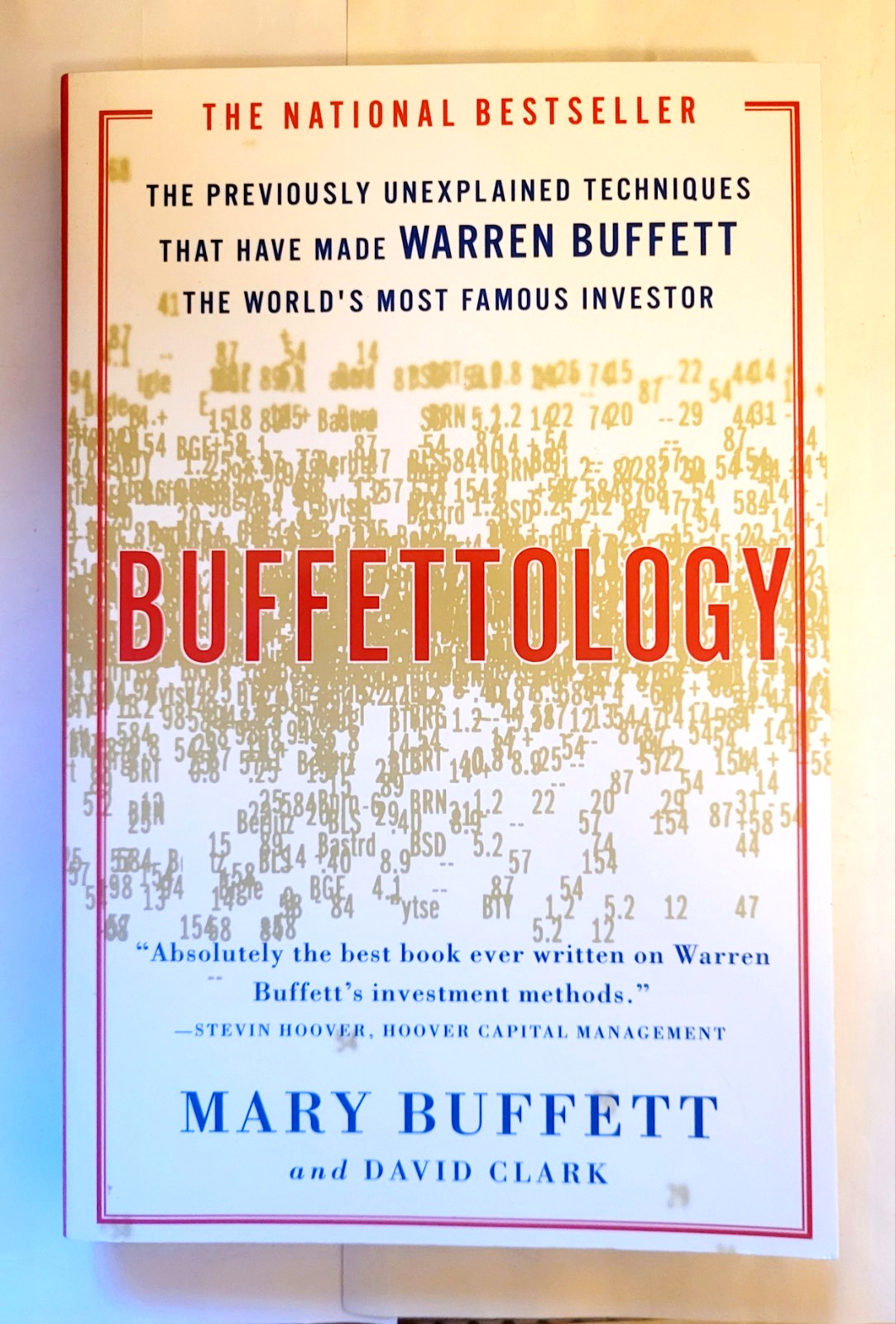 Buffettology Mary Buffet David Clark Money Finance Paperback 1997 Free Shipping