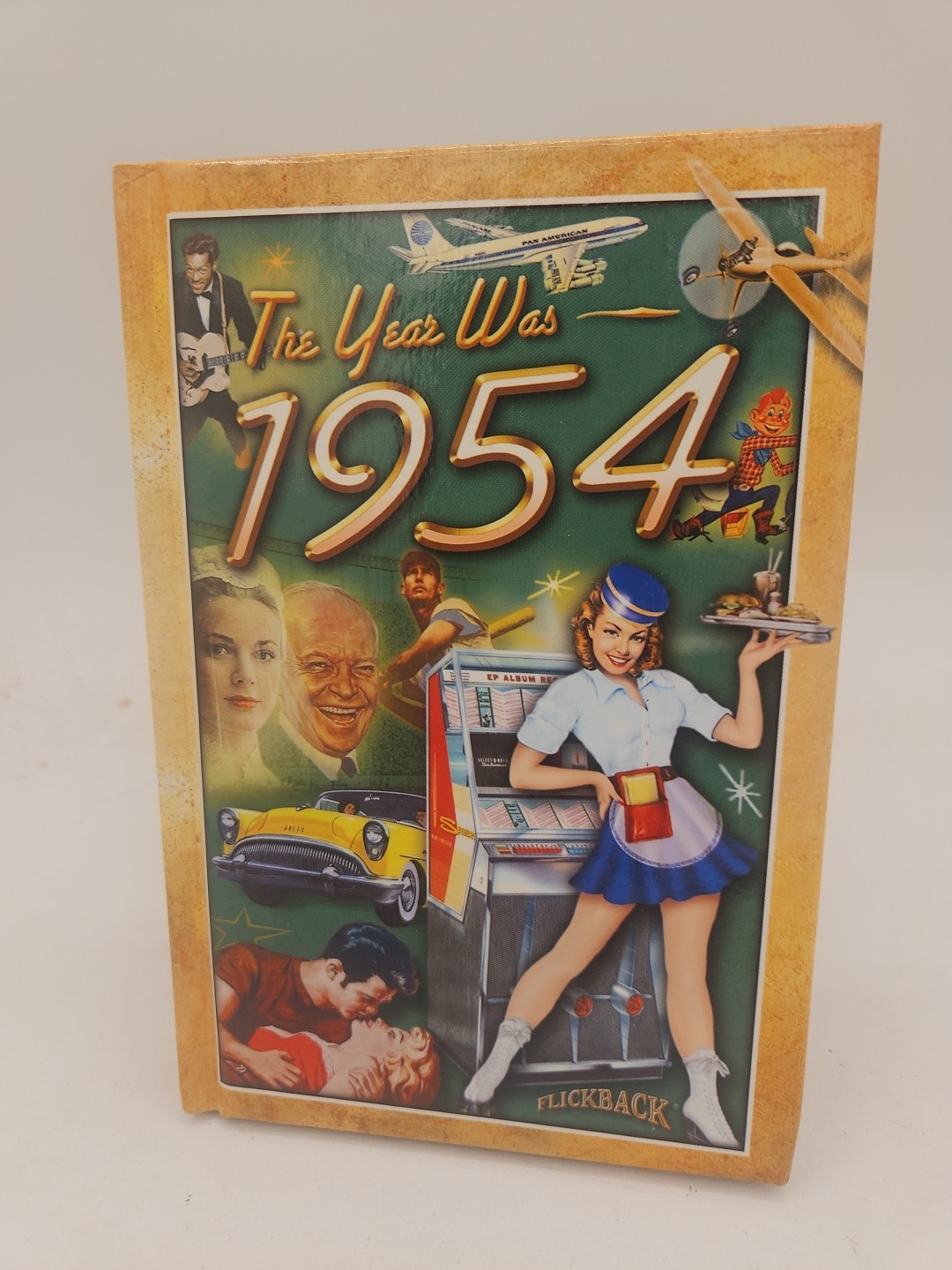 The Year Was 1954 Hardcover Mini Book Hardcover By Flickback Media Fun Gift R2