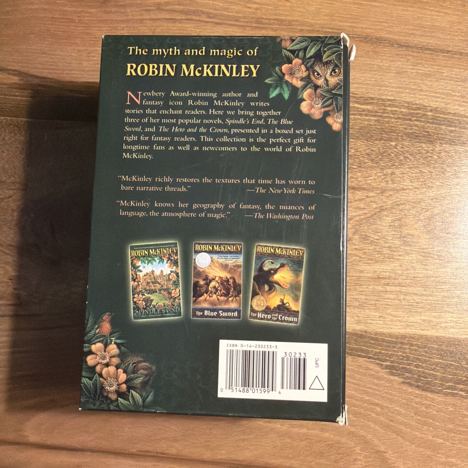 Robin McKinley Collection by Robin McKinley (2002) Spindle’s End Blue Sword Hero