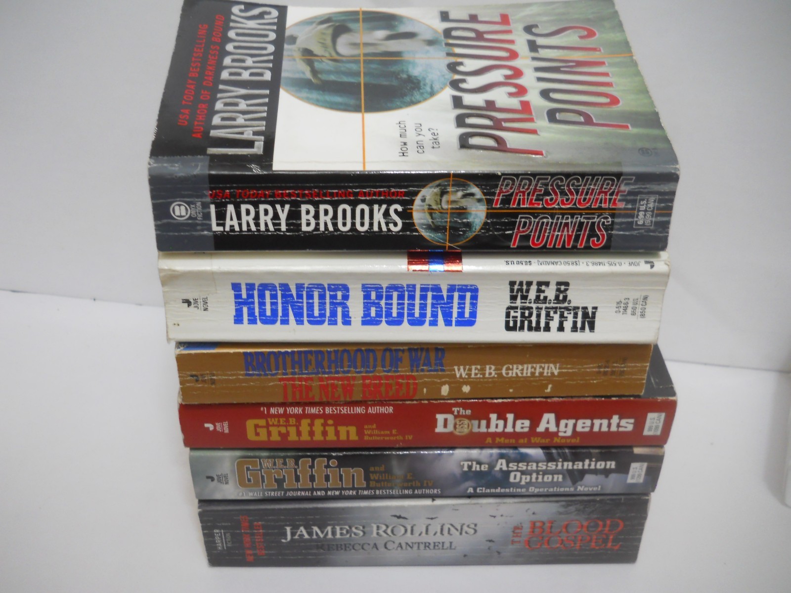 Lot of 6 novels by W.E.B. Griffin & Others ~ Good/VG Paperbacks ~Fast Shipping