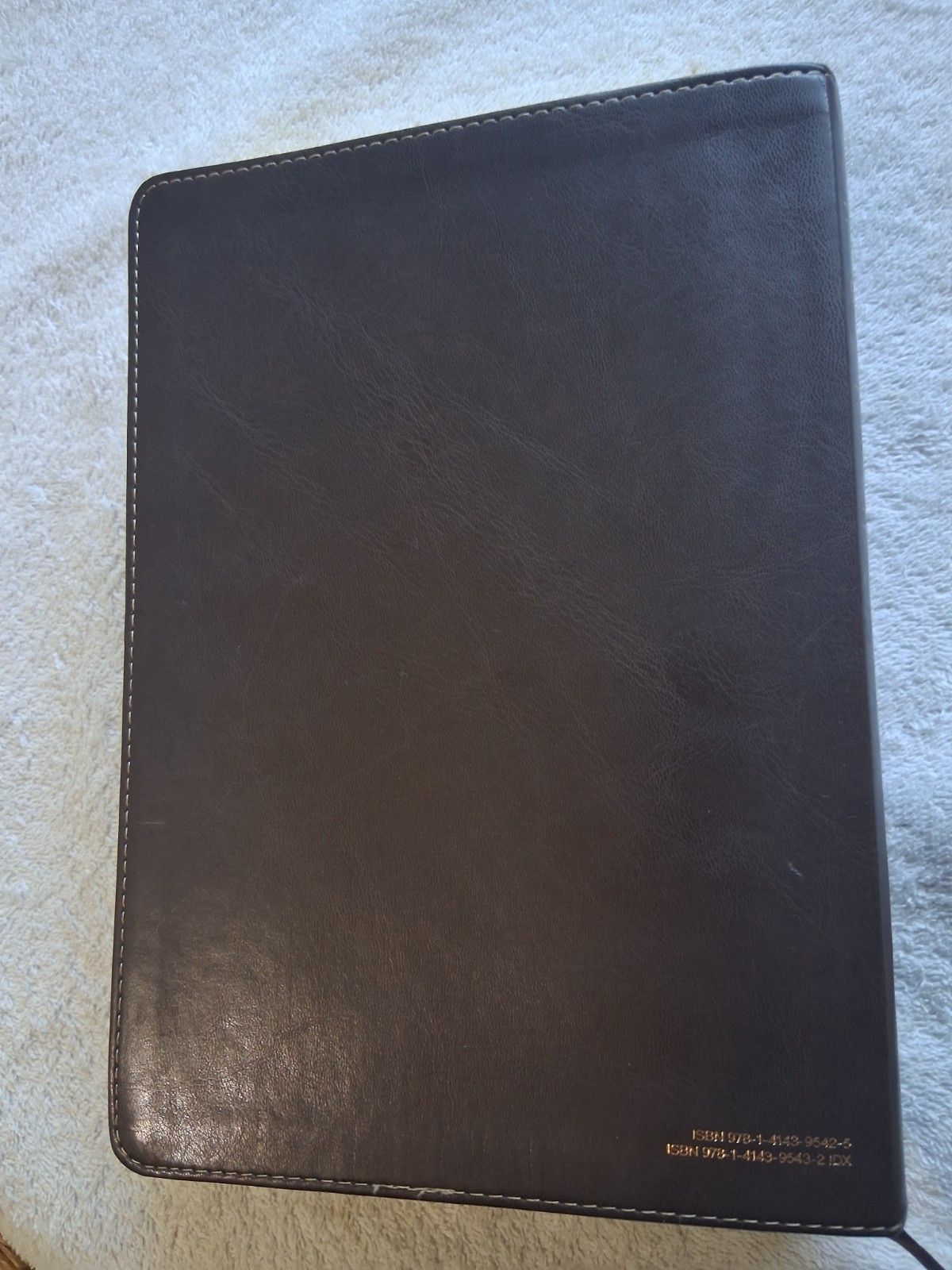 Tyndale NLT The Swindoll Study Bible TuTone (Leather Like, Brown/Tan) Indexed