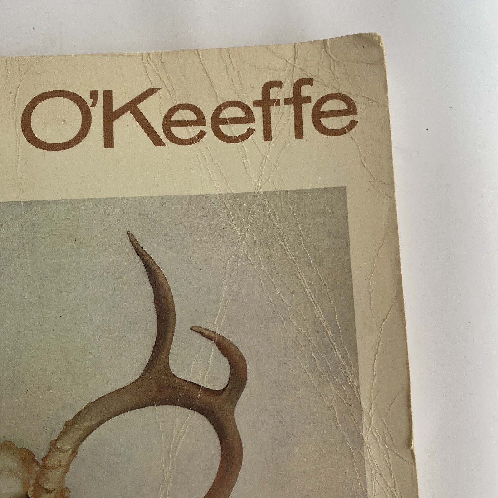 Georgia O’Keeffe (1985 Trade Paperback) Huge 10.5×14” Coffee Table CREASED
