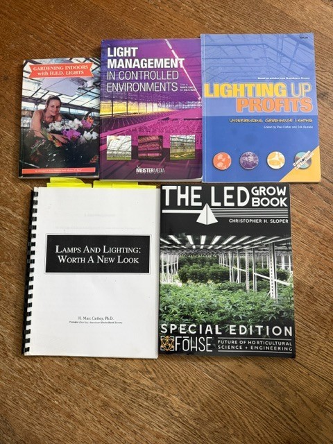 Light management, Lighting up Profits and other Grow lighting books. Rare titles