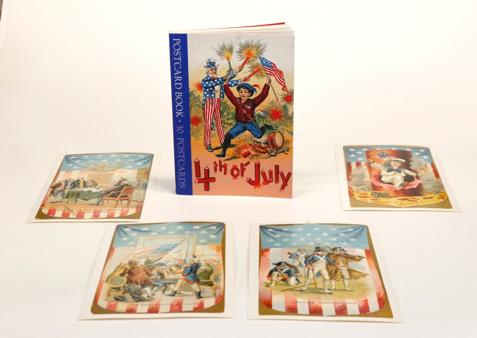 Lot of 30 Reproduction Vintage 4th of July Postcards plus 4 bonus cards