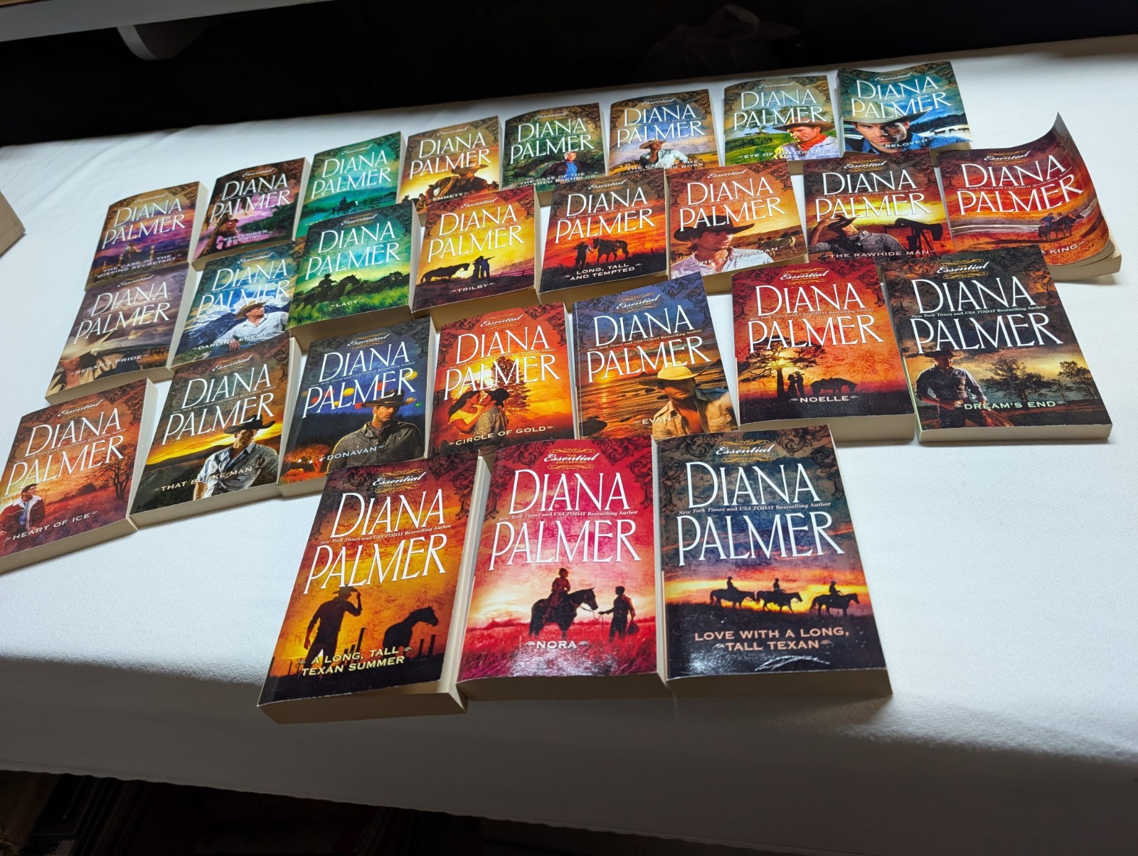 Lot of 26 DIANA PALMER Harlequin Essential Collection PB books western romance