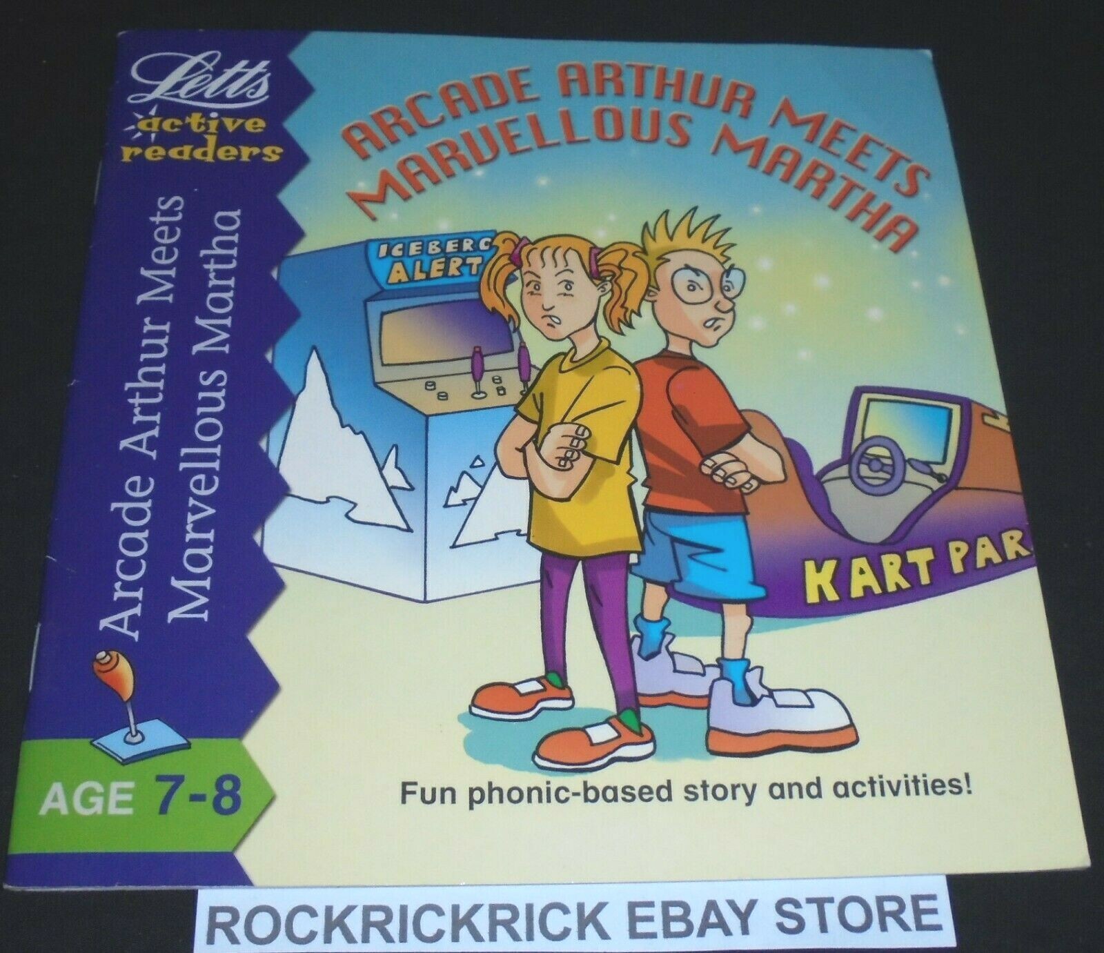 LETTS ACTIVE READERS ARCADE ARTHUR MEETS MARVELLOUS MARTHA BOOK 19CM X 19CM