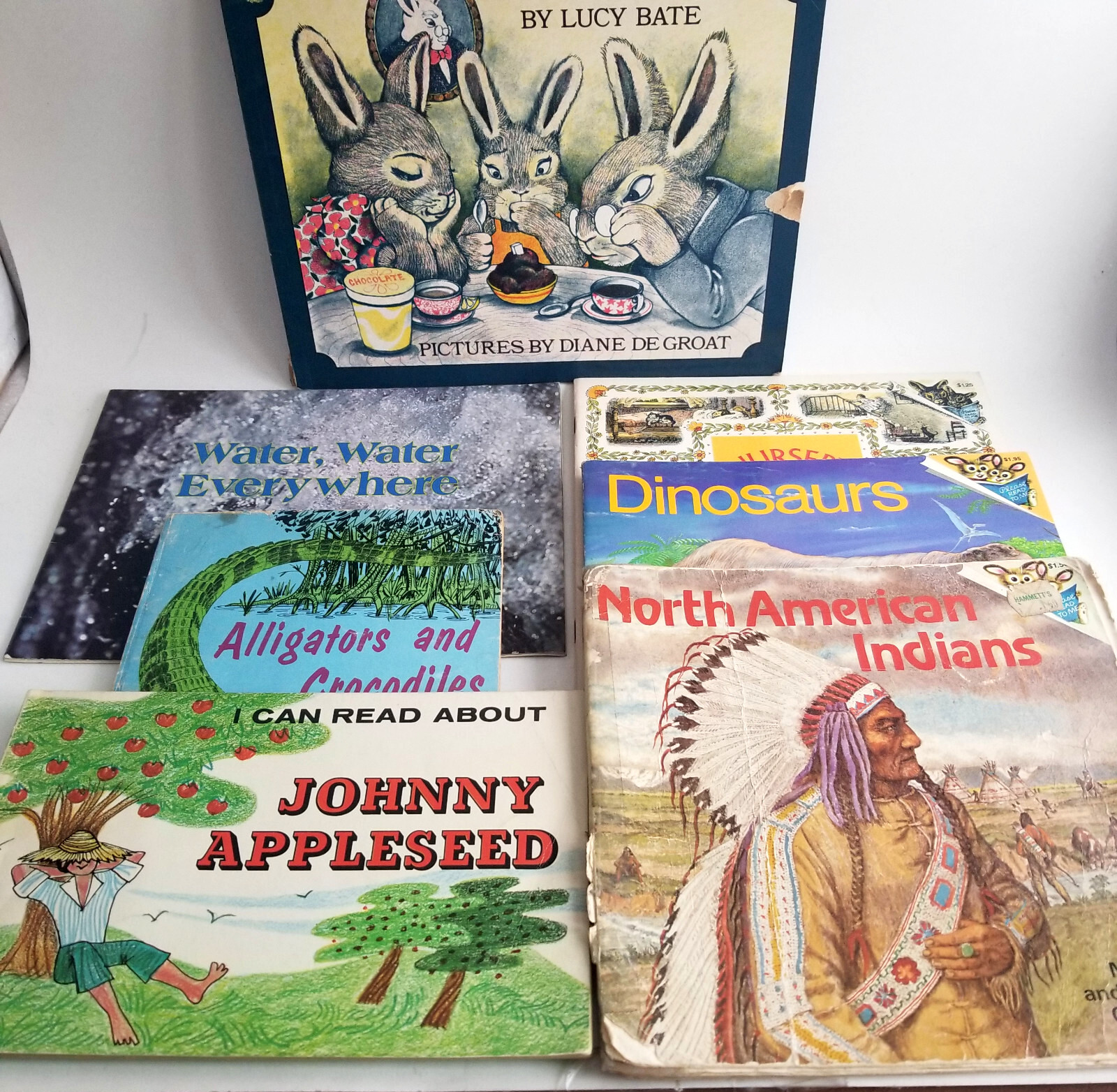 Mixed Lot of 7 Vintage 1970’s Softcover Children’s Books B69