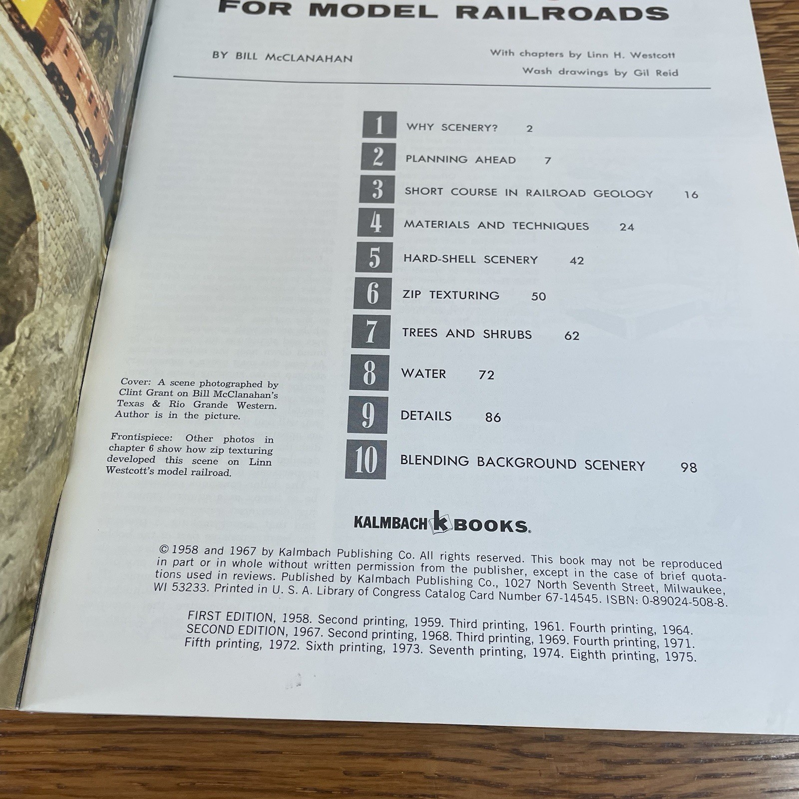 Scenery For Model Railroads by Bill McClanahan 1975 Revised Edition 12008