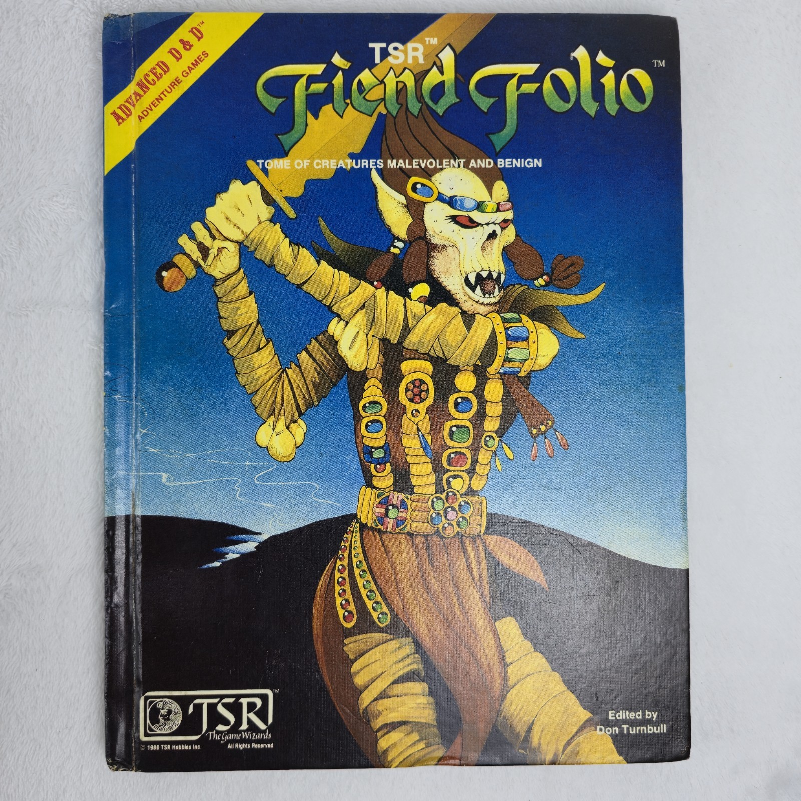 Advanced Dungeons & Dragons FIEND FOLIO First Edition 1st Print 1981 TSR AD&D 1E