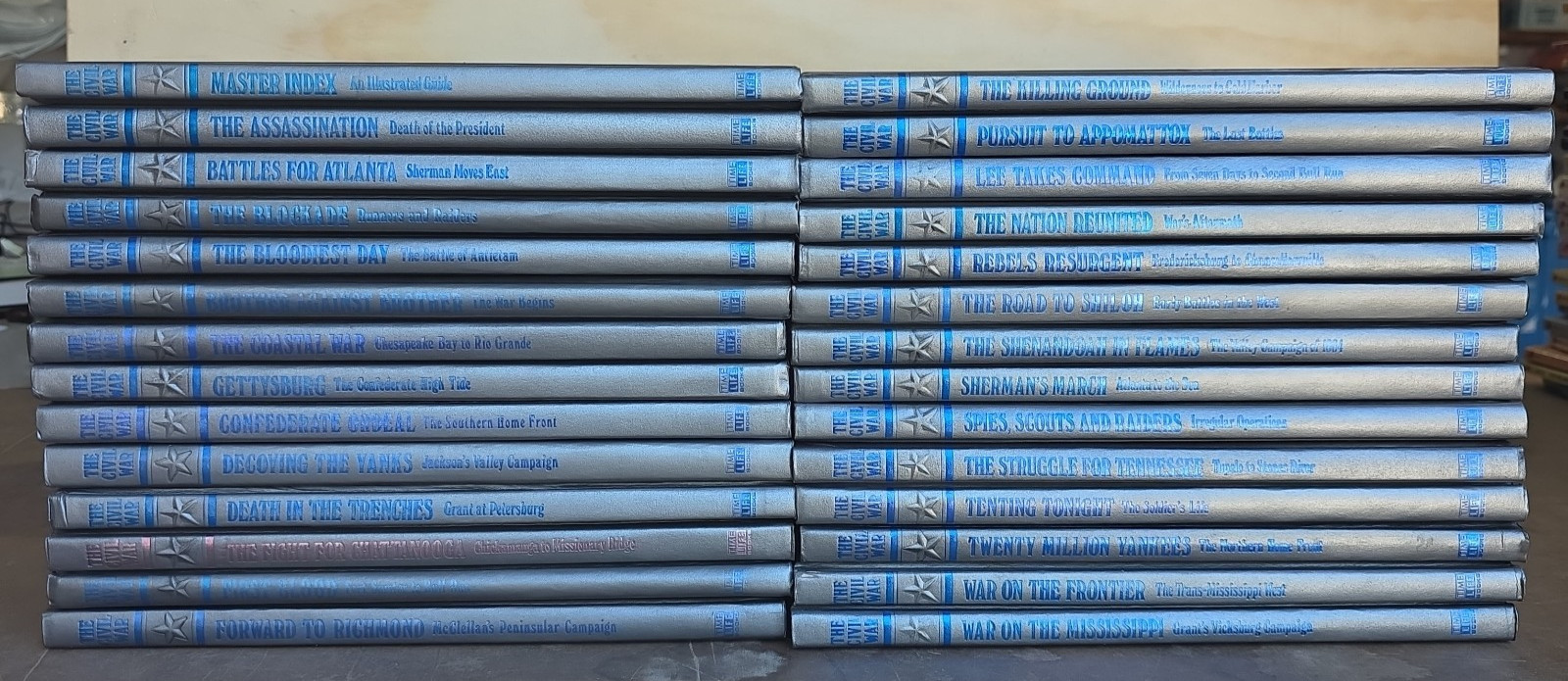 Time Life The Civil War 28 Volume Lot Hardcover Master Index Included
