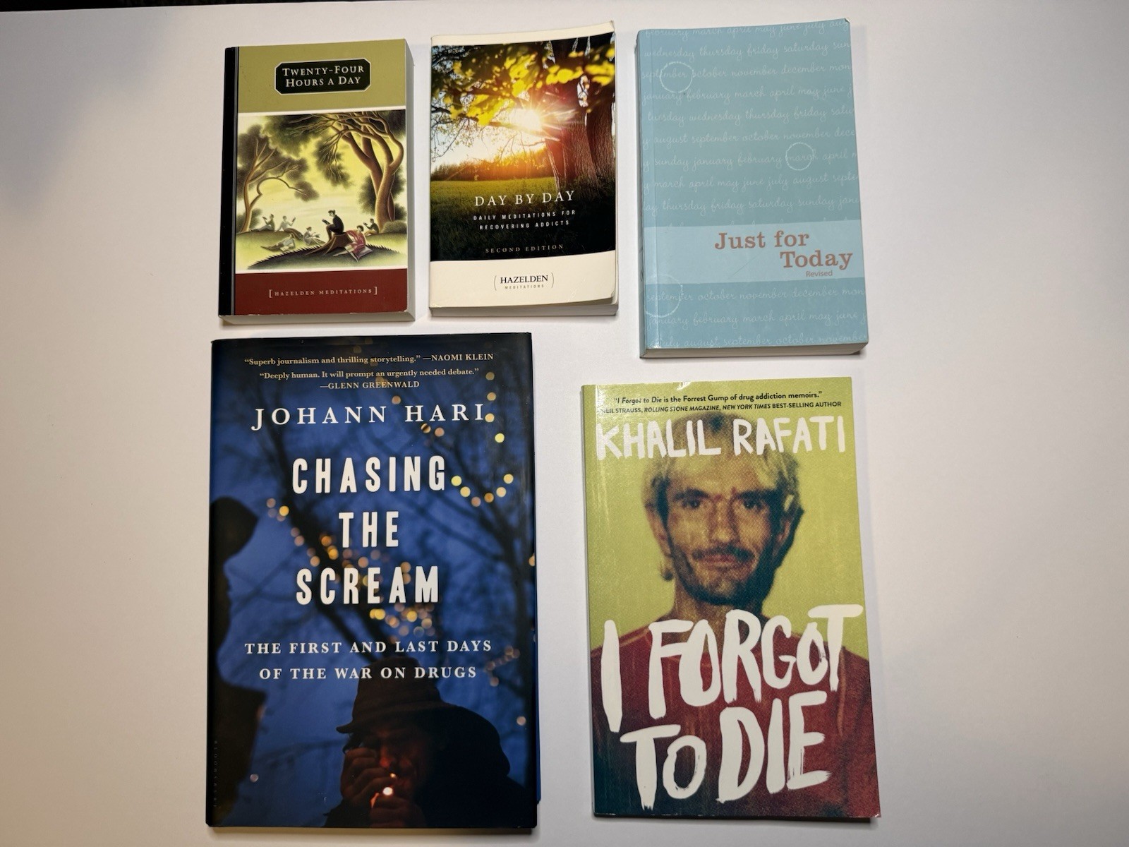Addiction & Recovery — Chasing The Scream + I Forgot to Die + Daily Meditations