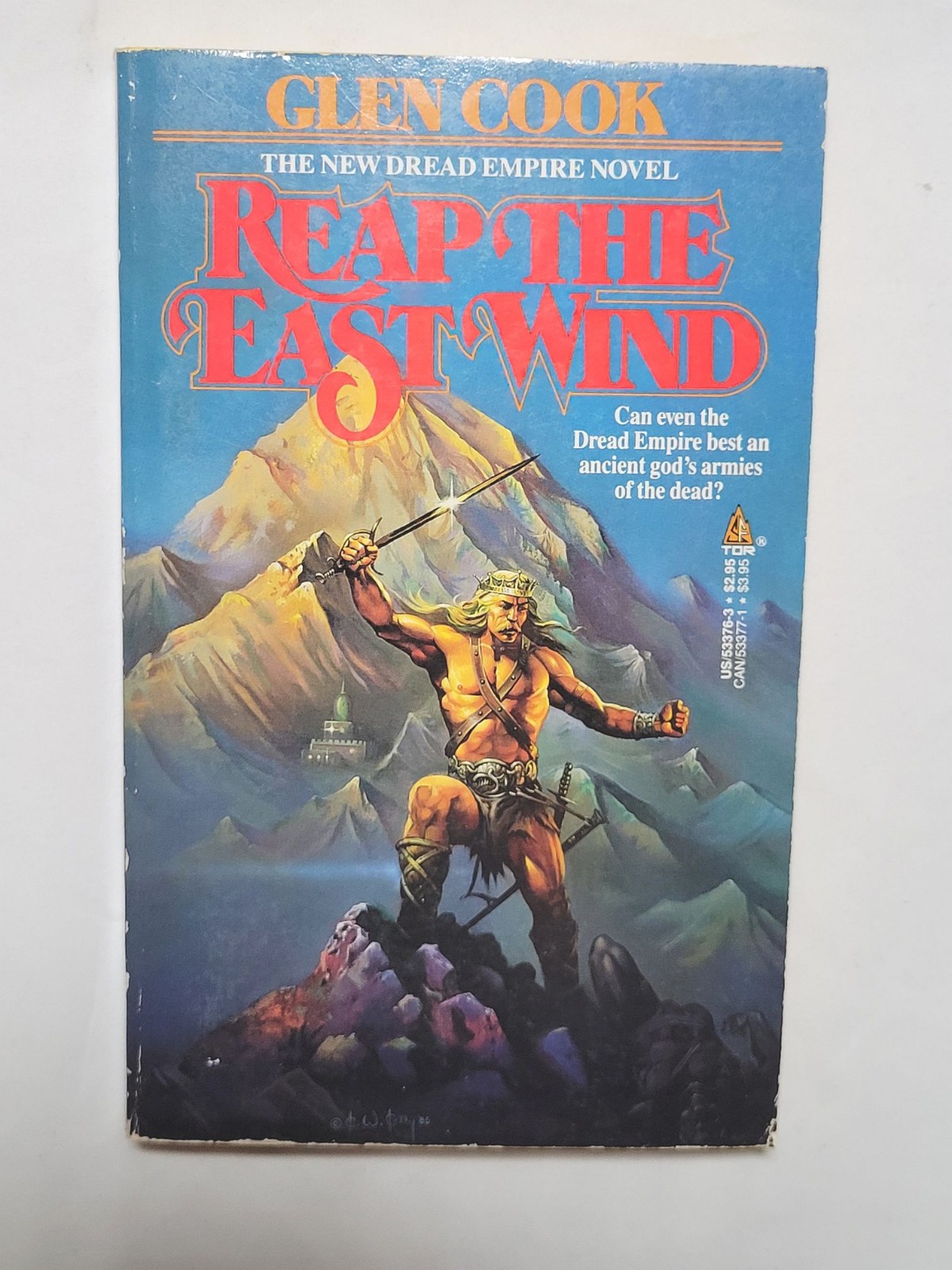 GLEN COOK SIGNED 1ST EDITION – Dread Empire – Reap the East Wind, Book #6 1987