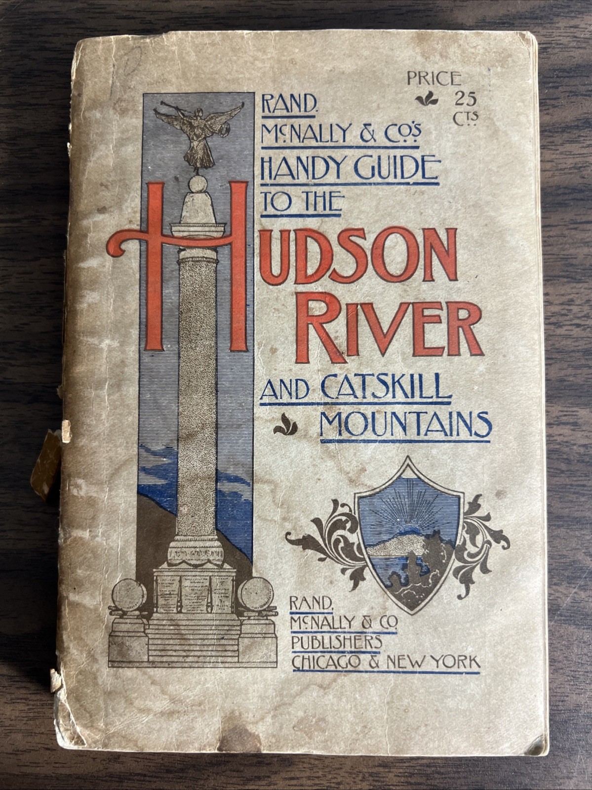 1909 Hudson River and Catskill Mountains Rand McNally & Co Handy Guide Maps