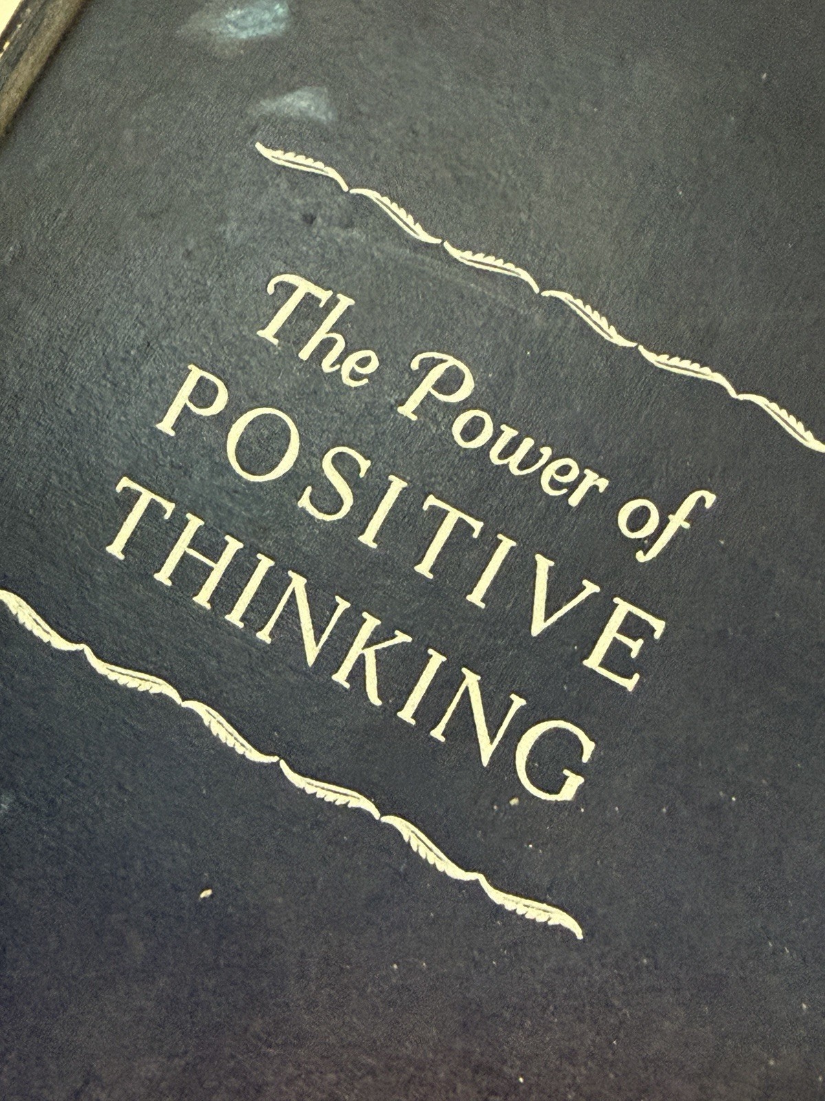 SIGNED! The Power of Positive Thinking • Peale 1953 7th Printing HC ✨ classic
