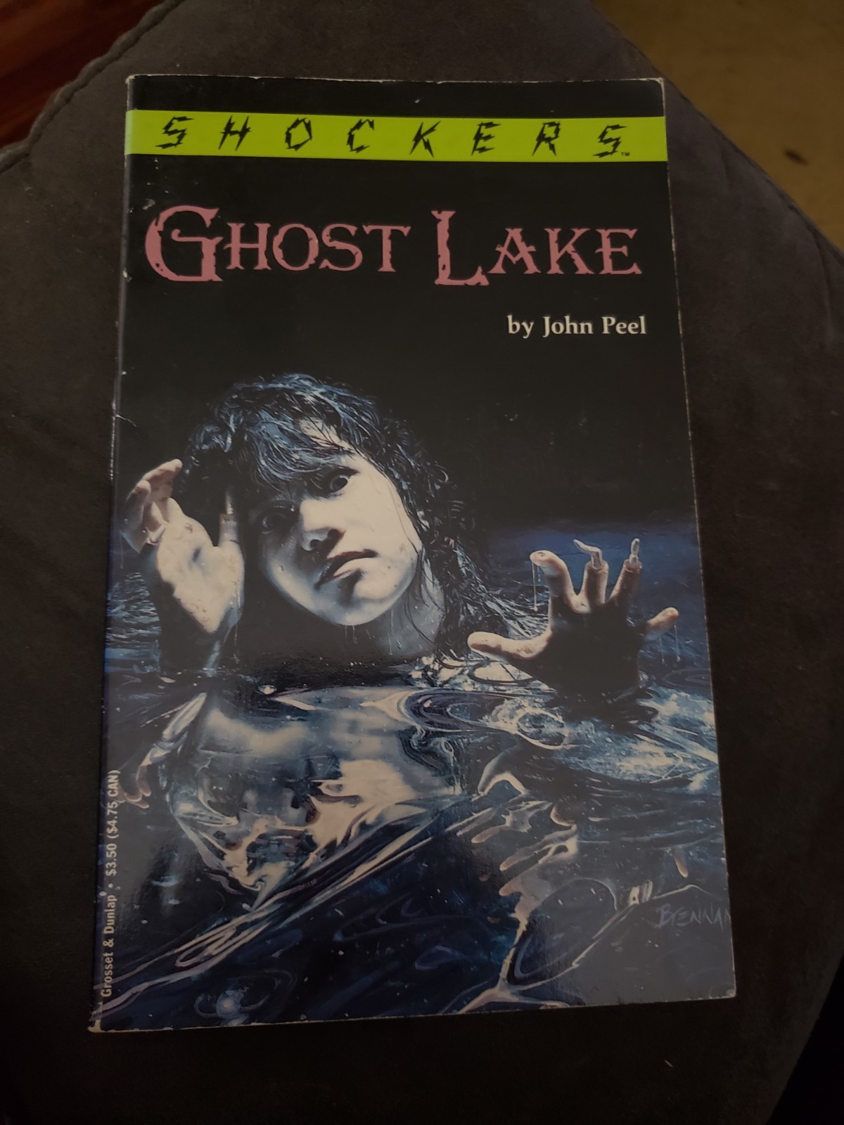 GHOST LAKE (SHOCKERS) By John Peel Book Horror Rare