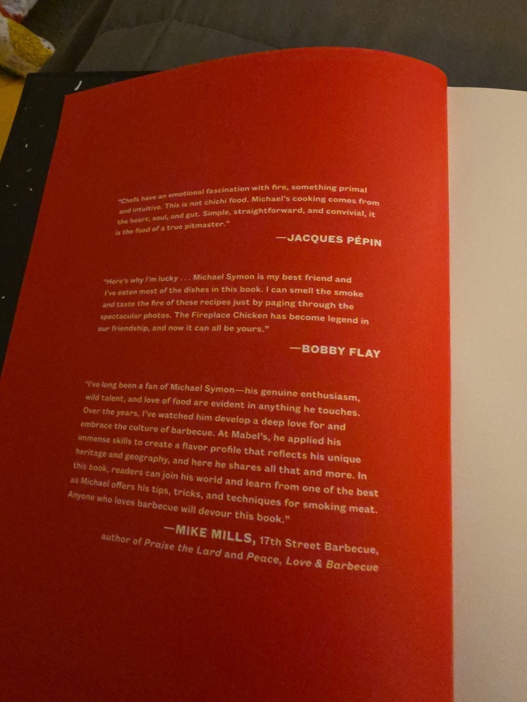Signed Copy Michael Symon’s Playing with Fire : BBQ and More from the Grill,