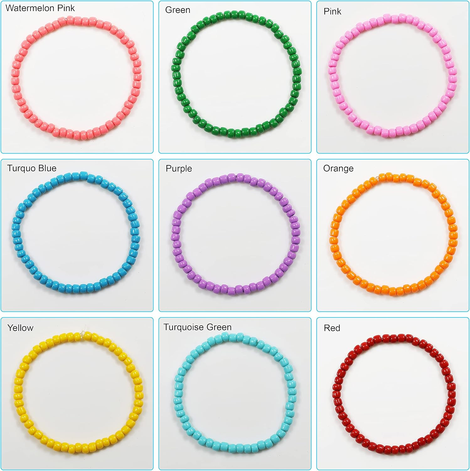 Opaque Yellow Color 4mm Seed Beads About 1200pcs/100Grams in Bag, 6/0 Glass Craf