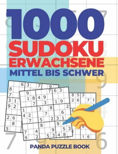 1000 Sudoku Erwachsene Mittel Bis Schwer: Logikspiele Für Erwachsene by Book,…