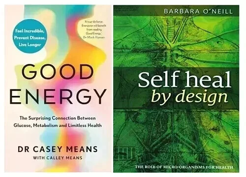 Self Heal By Design +Good Energy best 2 book combo best quality book.