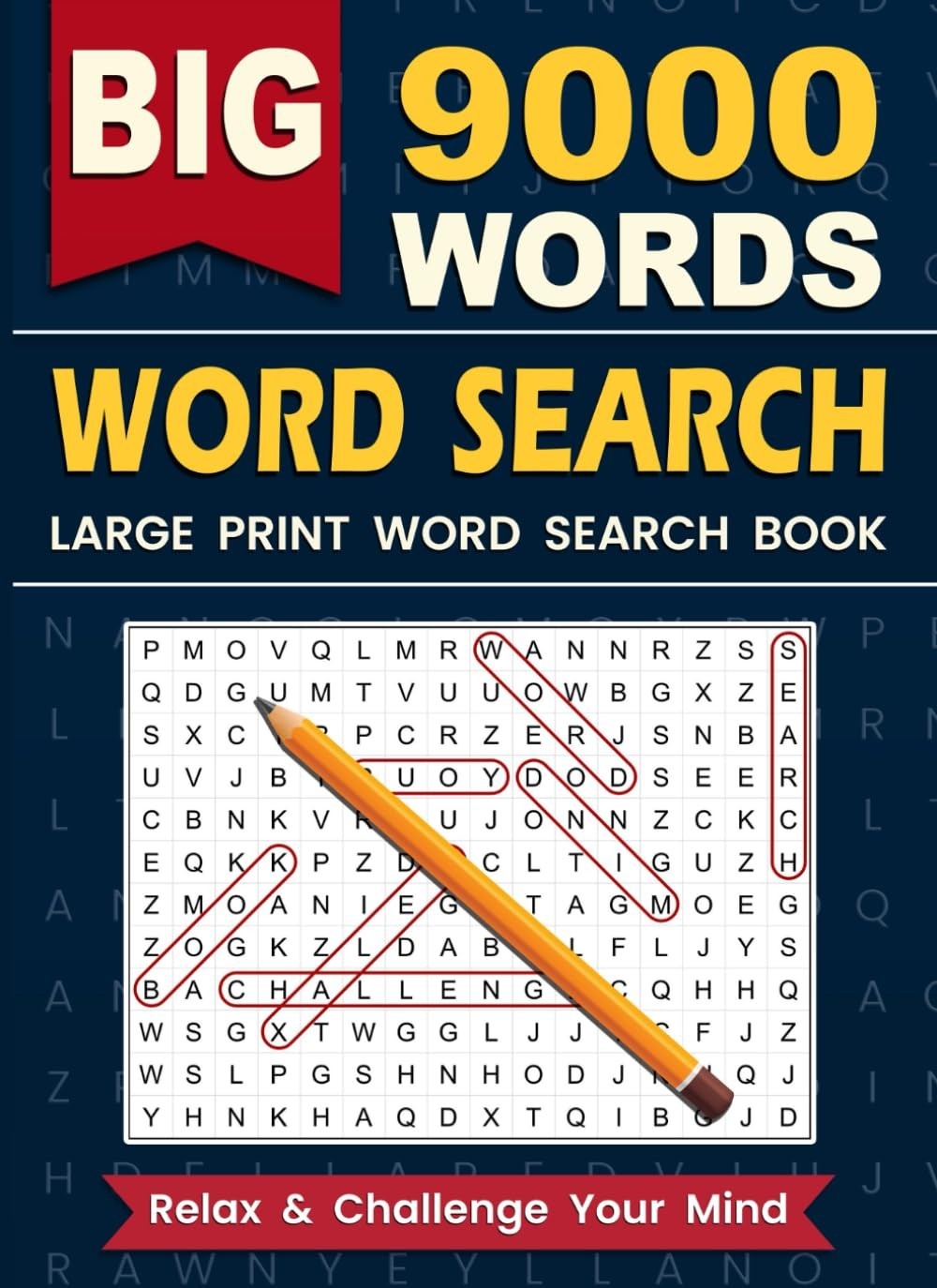 Big Book of Large Print Word Search Puzzles 9000-words