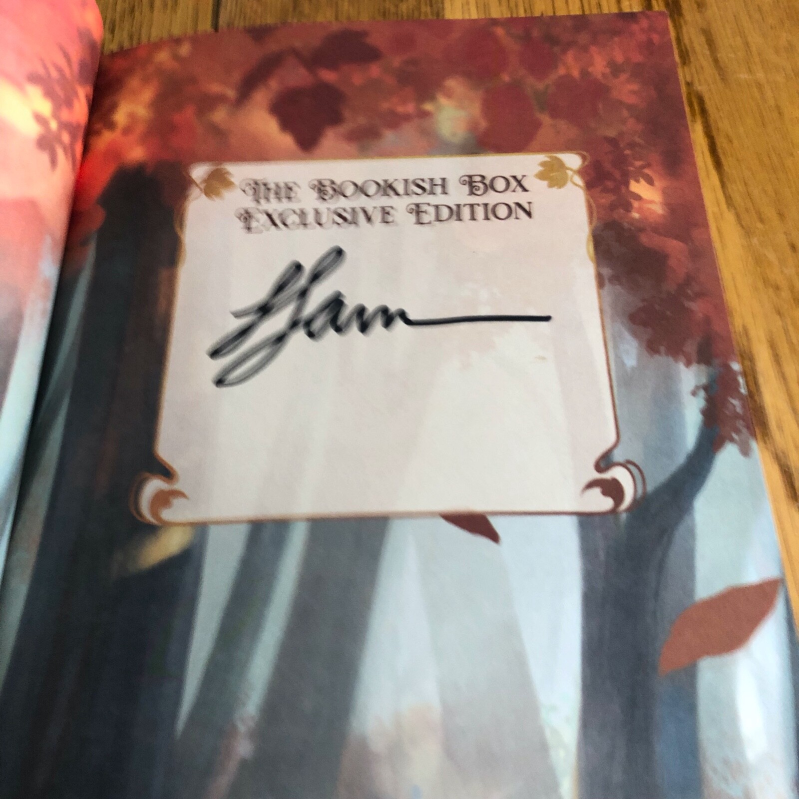 Autumn’s Tithe by Hannah Parker Hardcover 2021 SIGNED