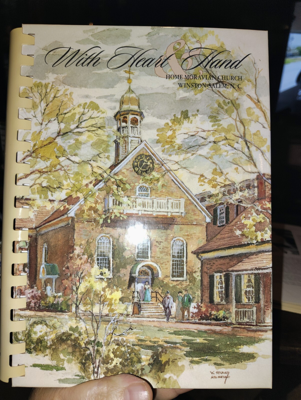 With Heart And Hand Home Moravian Church Cookbook Winston-Salem, NC