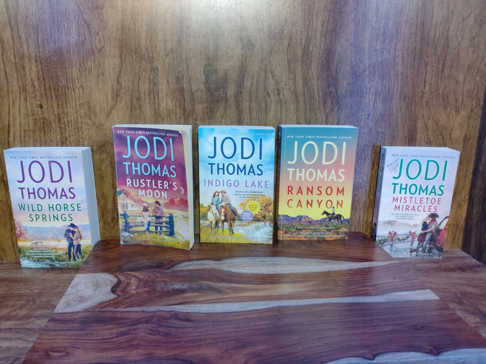 Lot of 5 Jodi Thomas Romance Novels – Paperback Collection (1 Signed)