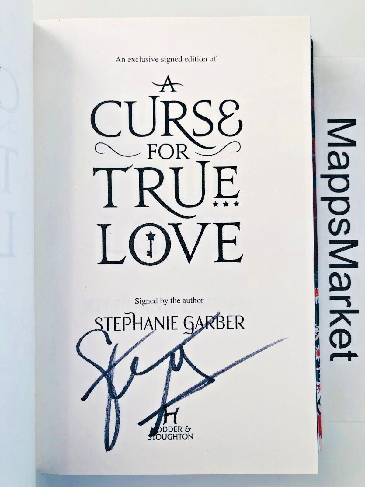 SIGNED A Curse for True Love by Stephanie Garber WATERSTONES 1/1 Bonus Epilogue