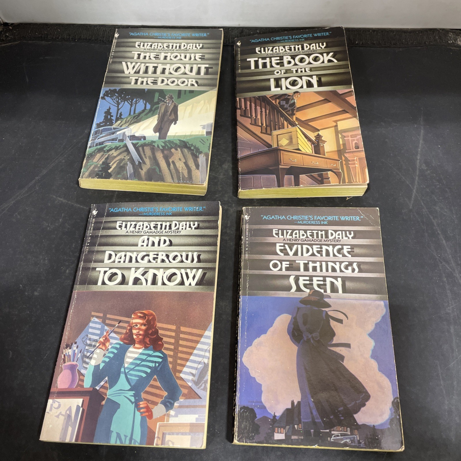 Lot of 4 The House Without The Door, The Book of the Lion… Elizabeth Daly 1977