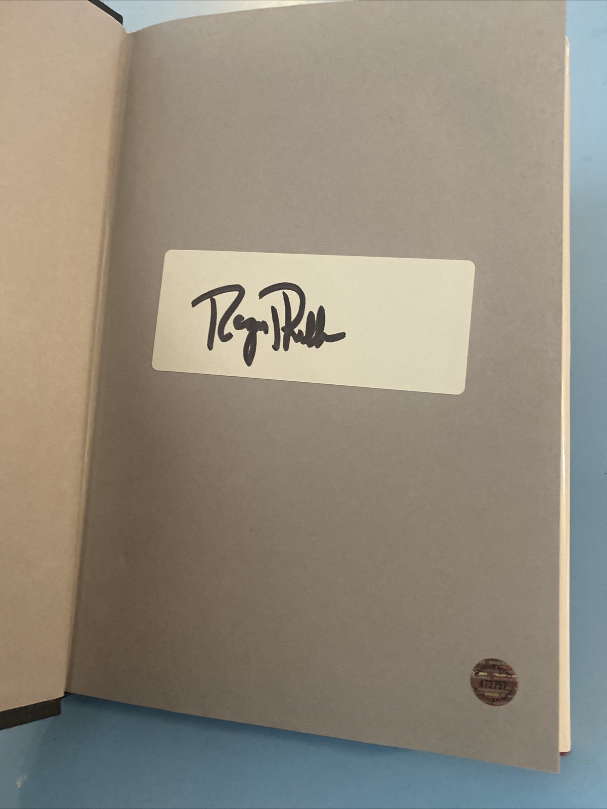 Signed 1st Edition I’m Only One Man! by Bill Zehme Regis Philbin Hologram