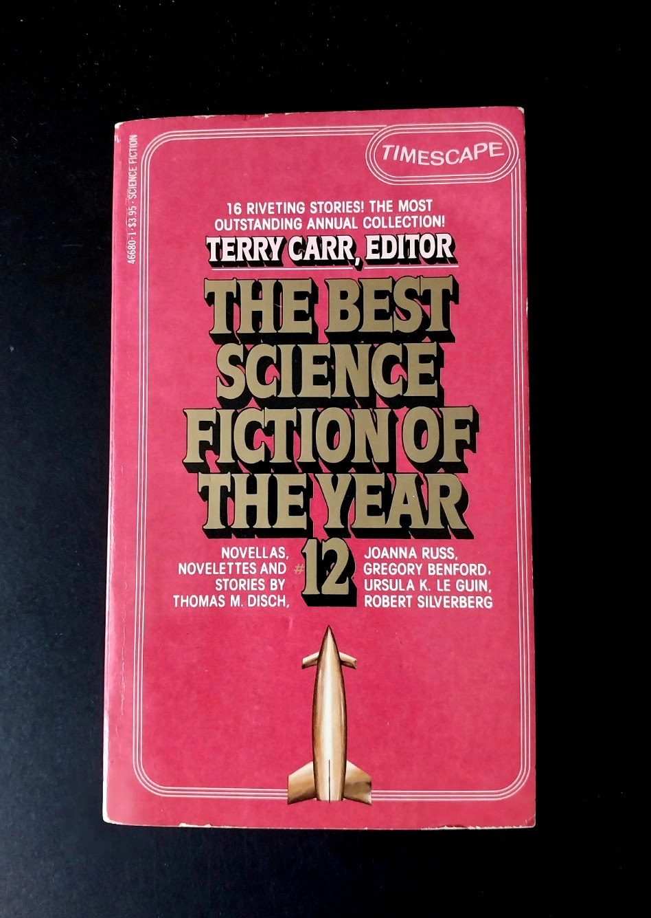The Best Science Fiction of the Year 12 – Timescape 1st Printing – Le Guin Disch