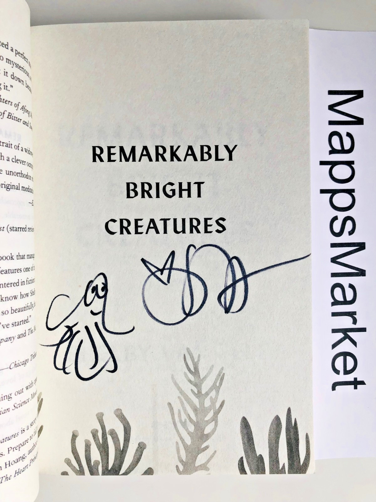 SIGNED Remarkably Bright Creatures by Shelby Van Pelt MOVIE TIE-IN EDITION