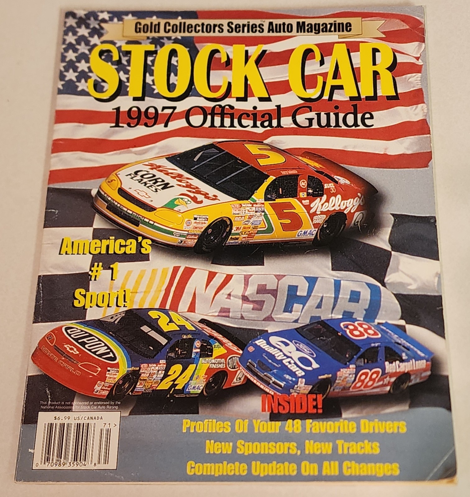 Stock Car Official 1997 Guide Magazine Gordon Jarrett Labonte 48 Driver Profiles
