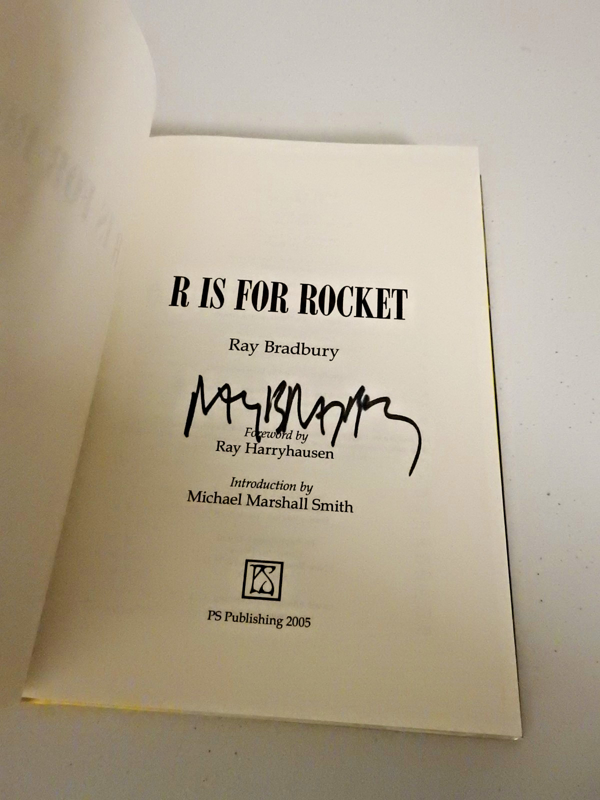 R is For Rocket By Ray Bradbury Signed numbered edition