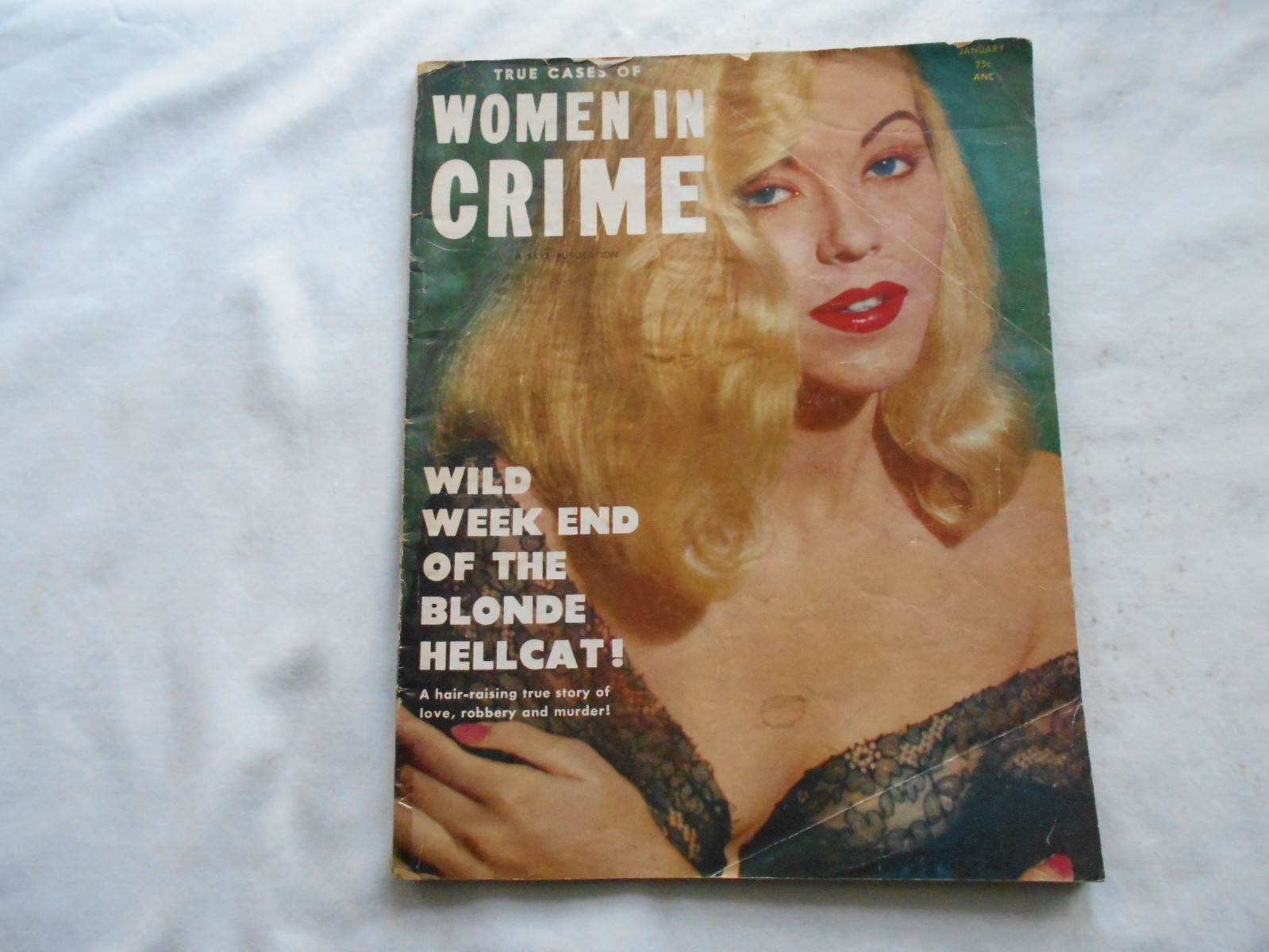 TRUE CASES OF WOMEN IN CRIME Magazine-JANUARY,1955