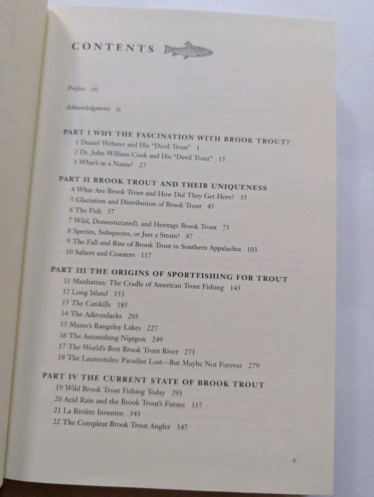 Brook Trout History Biology Angling Nick Karas Hardcover Dust Jacket Lyons Press