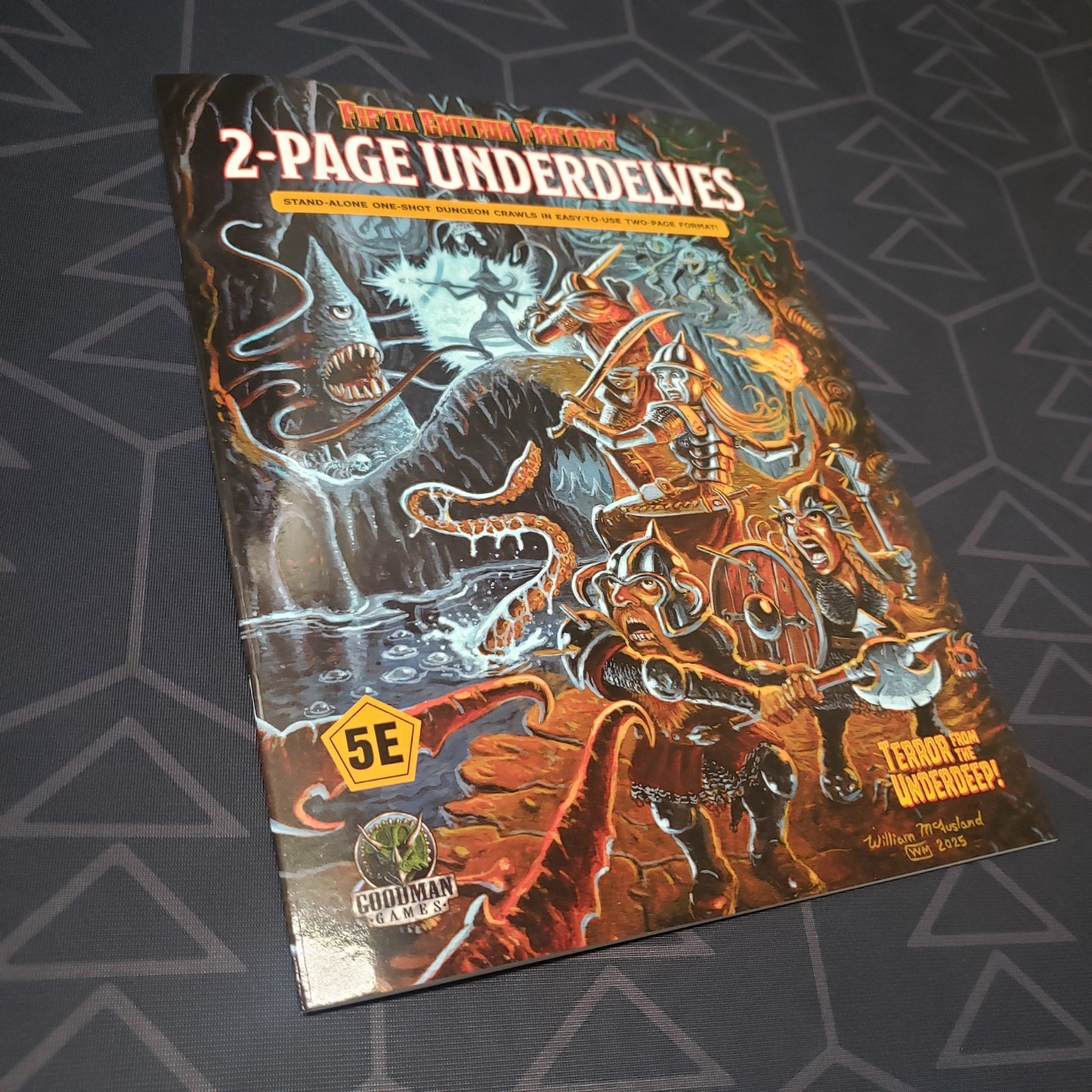 Fifth Edition Fantasy: 2-Page Underdelves (Paperback RPG Book) Goodman Games 5e