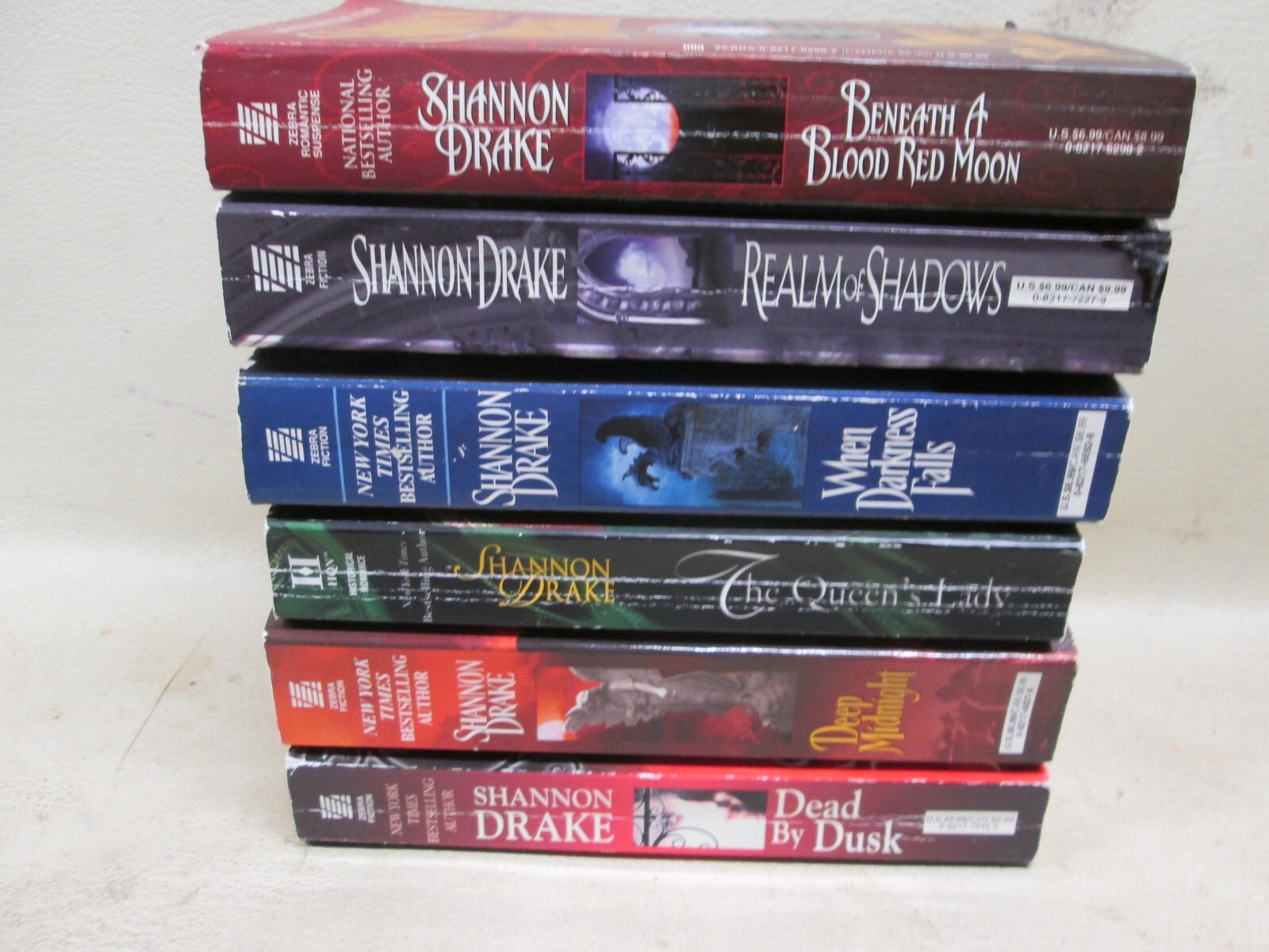 Shannon Drake Lot of 6 PB Romantic Suspense Novels.*
