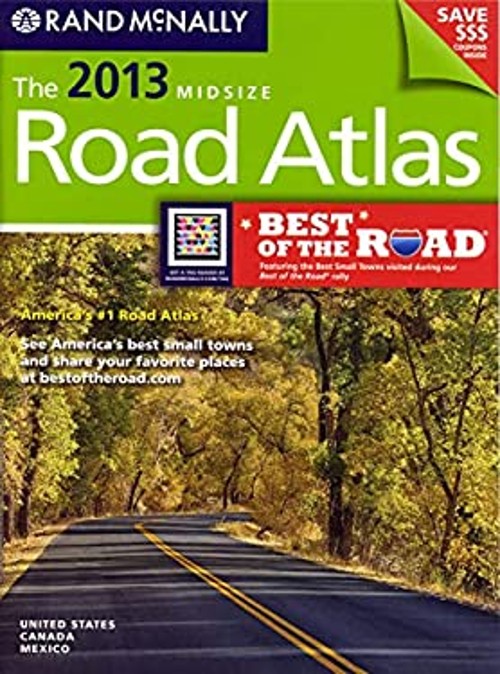 Rand Mcnally Midsize Road Atlas: United States, Canada, Mexico Pa