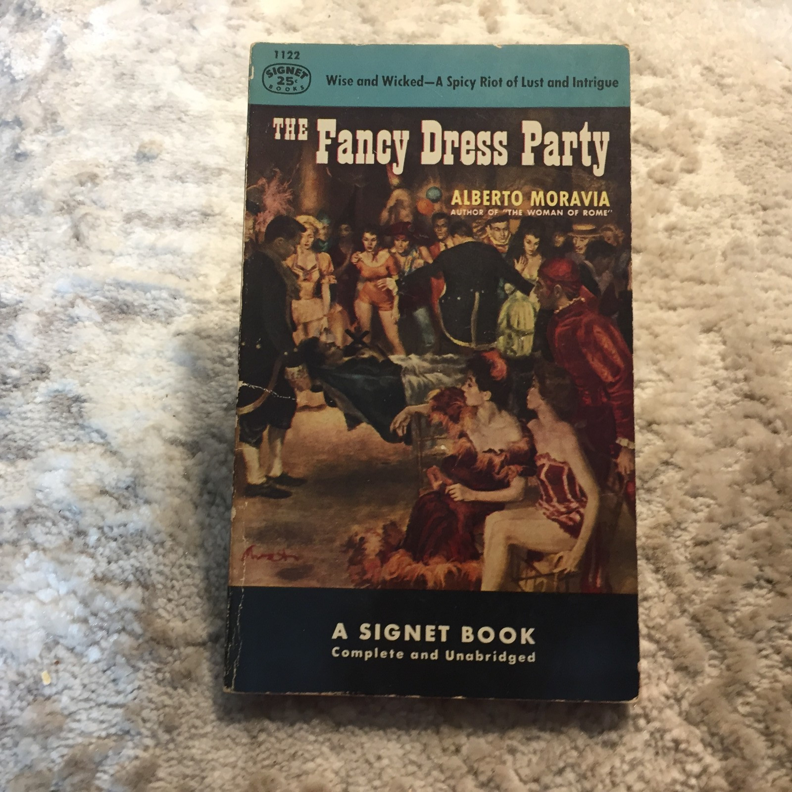 The Fancy Dress Party Alberto Moravia 1954 Signet Allegorical Political Satire