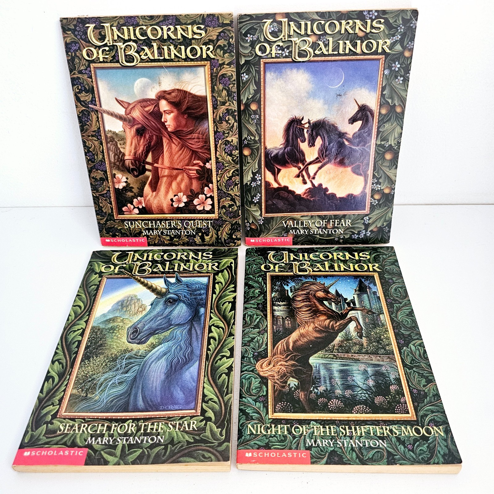 Unicorns of Balinor 4 Book Bundle Mary Stanton 2 3 5 and 7 Fantasy Free Postage