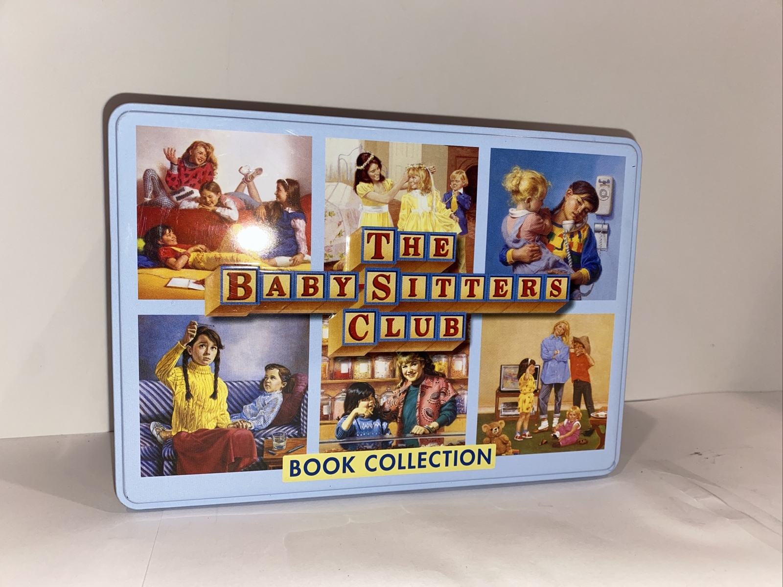 The Baby-Sitters Club 6 Books Collection Retro Tin Box 1-6 NEW Scholastic